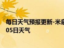 每日天气预报更新-米泉天气预报昌吉回族米泉2024年07月05日天气