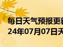 每日天气预报更新-六盘水天气预报六盘水2024年07月07日天气