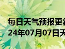 每日天气预报更新-东阿天气预报聊城东阿2024年07月07日天气