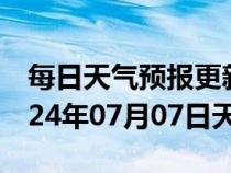 每日天气预报更新-墨玉天气预报和田墨玉2024年07月07日天气