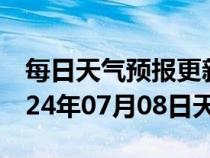 每日天气预报更新-犍为天气预报乐山犍为2024年07月08日天气