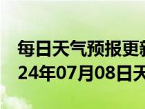 每日天气预报更新-下陆天气预报黄石下陆2024年07月08日天气