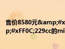 售价8580元&#xFF0C;科技感的水冷电喷小钢炮&#xFF0C;229cc的mini车你见过没&#xFF1F;