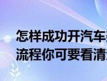 怎样成功开汽车美容店&#xFF1F;这些流程你可要看清楚了