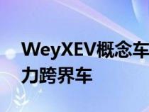 WeyXEV概念车预览了可能的插电式混合动力跨界车