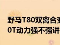 野马T80双离合变速箱怎么样及野马T80的2.0T动力强不强讲解