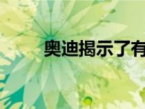 奥迪揭示了有关新2019 Q7的细节