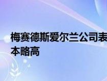 梅赛德斯爱尔兰公司表示 E级敞蓬车的价格将“仅比现有版本略高