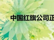 中国红旗公司正在同时测试四款新车型