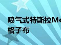 喷气式特斯拉ModelSP85D在尘土中留下了格子布