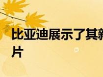 比亚迪展示了其新款电动轿车BYD Seall的图片