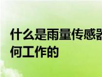 什么是雨量传感器：为什么需要它以及它是如何工作的