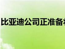 比亚迪公司正准备将海鸥小型电动车推向市场