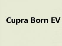 Cupra Born EV 让适应电动汽车变得有趣