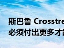 斯巴鲁 Crosstrek Desert Khaki 回归 但你必须付出更多才能得到它