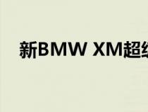 新BMW XM超级SUV在专利图片中透露