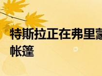 特斯拉正在弗里蒙特制造一个永久的大型汽车帐篷