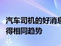 汽车司机的好消息：燃油价格连续第二个月录得相同趋势