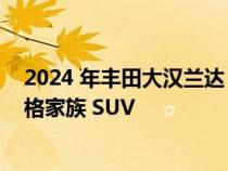 2024 年丰田大汉兰达：澳大利亚不太可能推出更大的克鲁格家族 SUV