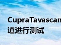 CupraTavascan电动SUV骡子在纽伯格林赛道进行测试